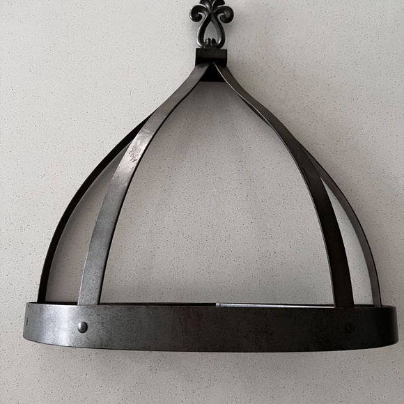 Southern Living Double Duty Wall Mount Pot Rack with Hooks NWOT 40734 - Picture 2 of 11